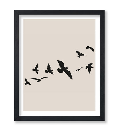 Flying Birds Silhouette