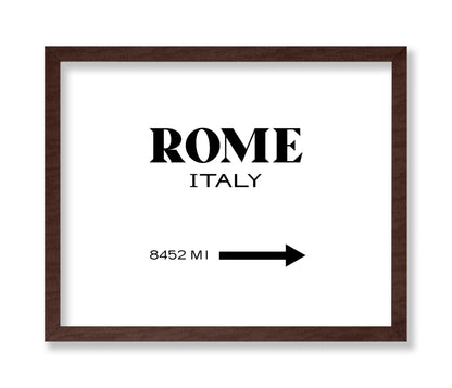 Rome Italy Sign