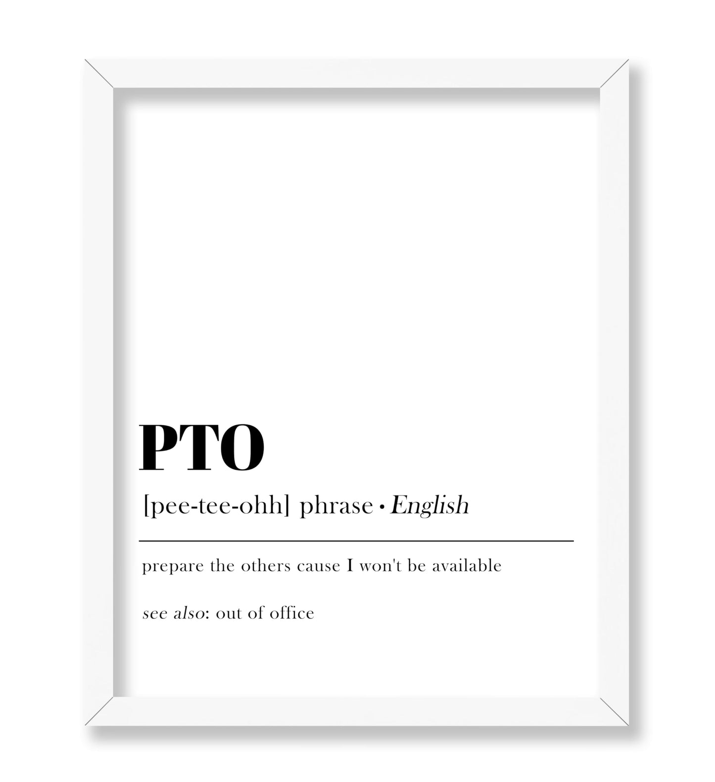 Definition of PTO
