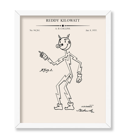 Reddy Kilowatt Blueprint