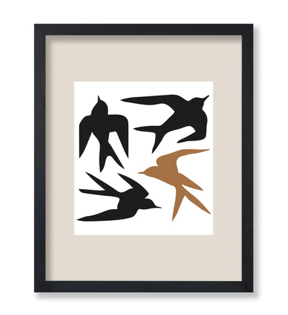Swallows Silhouette No1