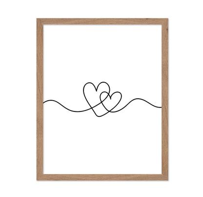 Continuous Line Hearts