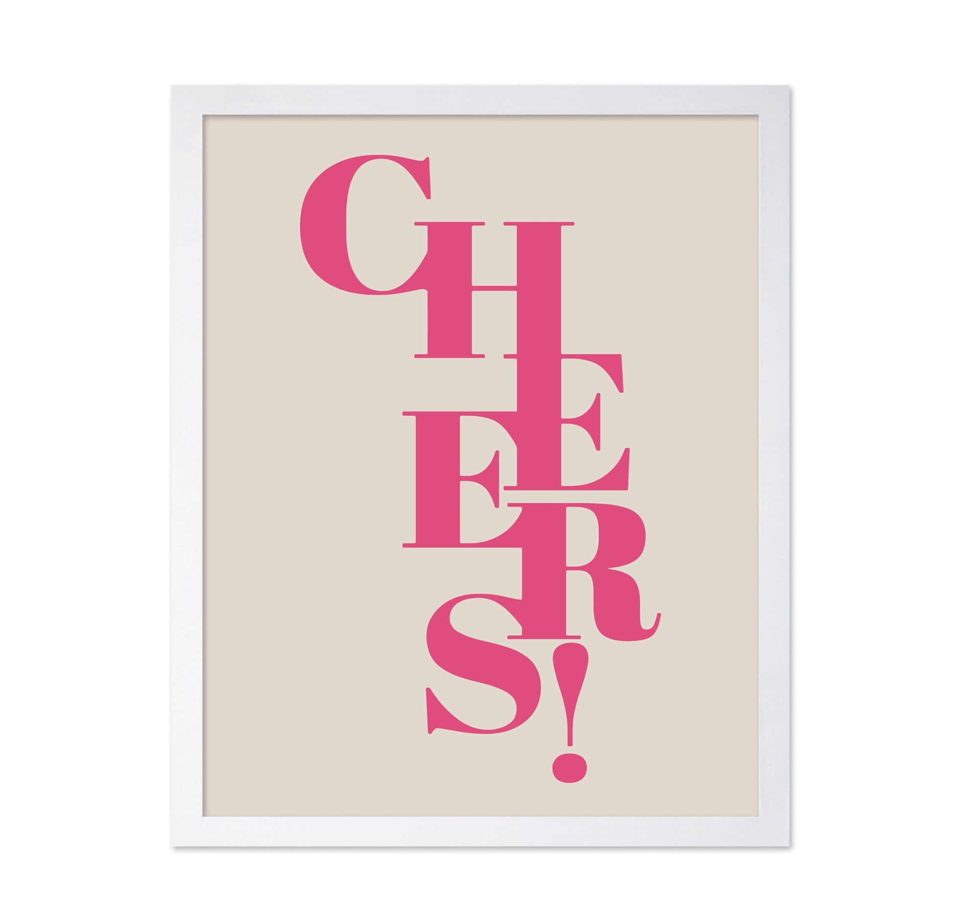 Cheers Typography No4