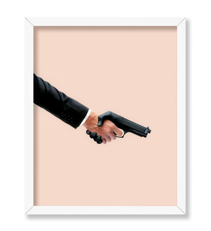 Hand Holding Pistol