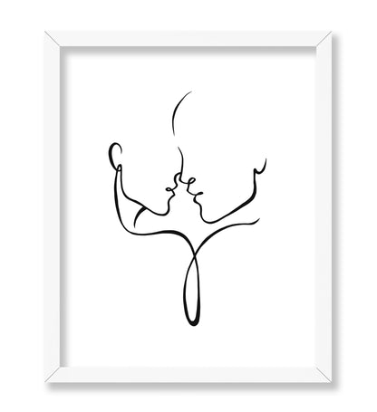 Faces Almost Kissing