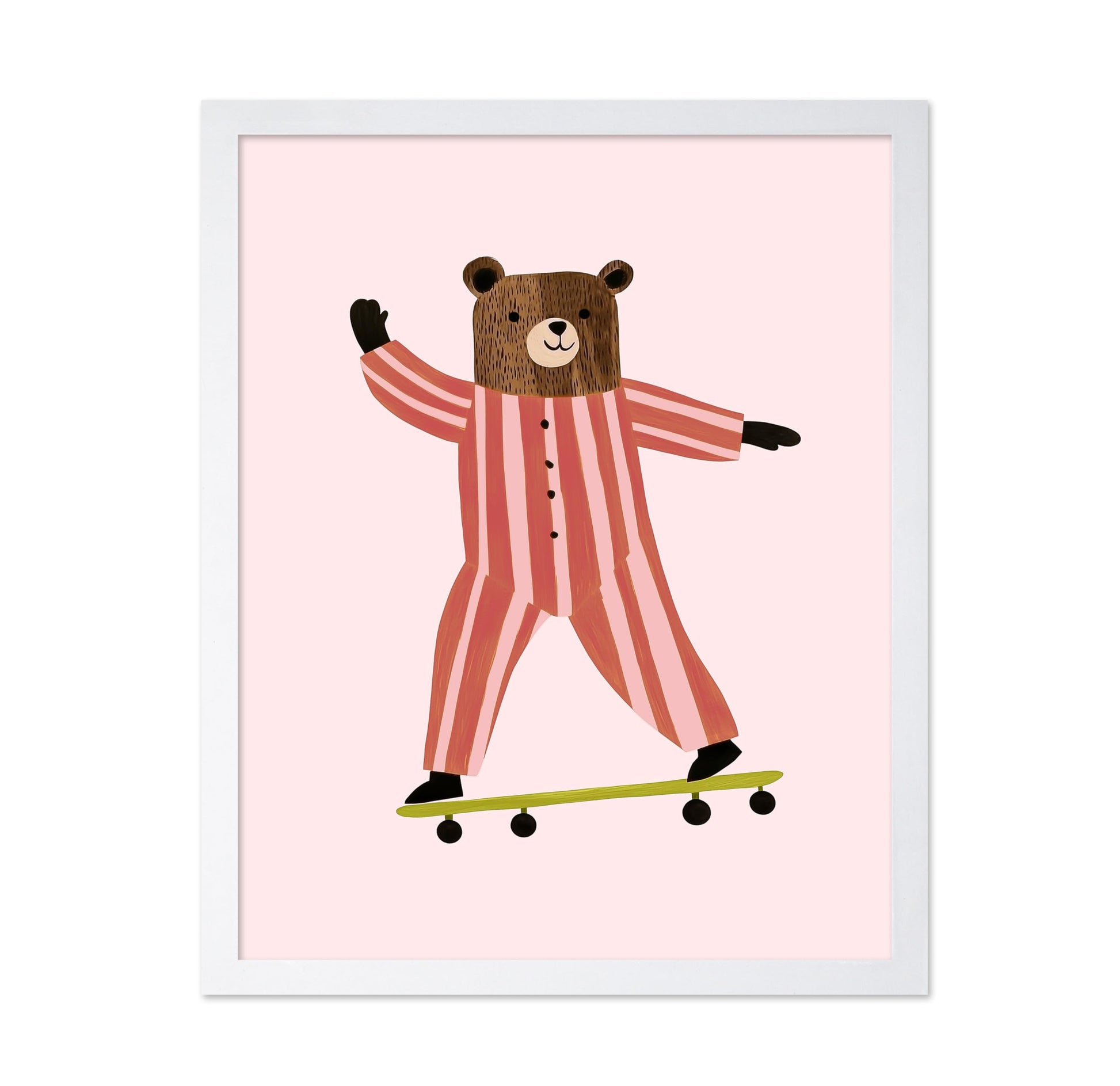 Skateboarding Bear