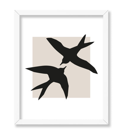 Swallows Silhouette No2
