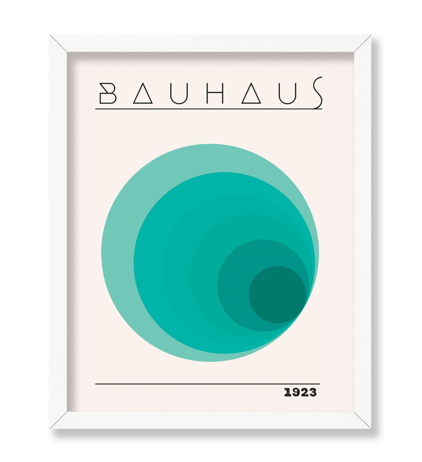 Bauhaus Blue Colors Tunnel