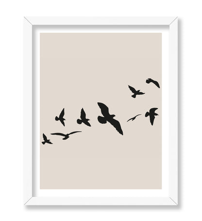 Flying Birds Silhouette