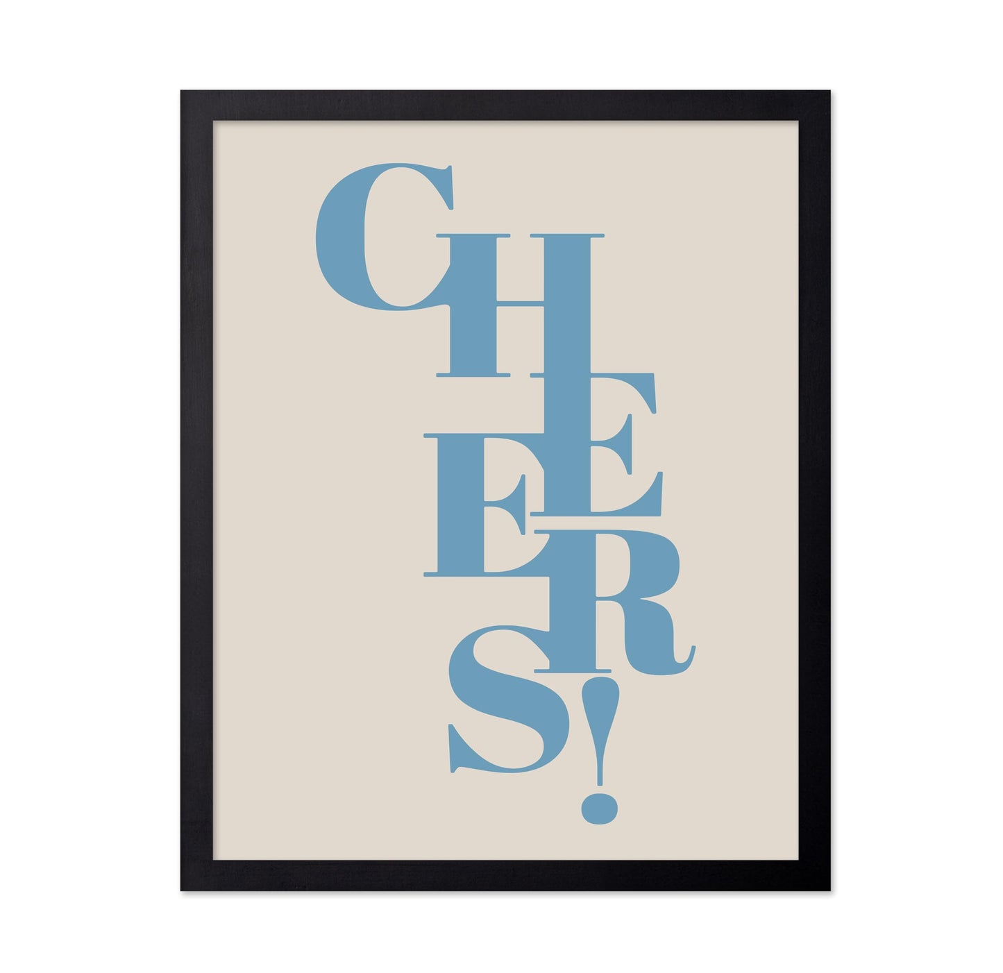 Cheers Typography No5