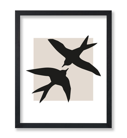 Swallows Silhouette No2