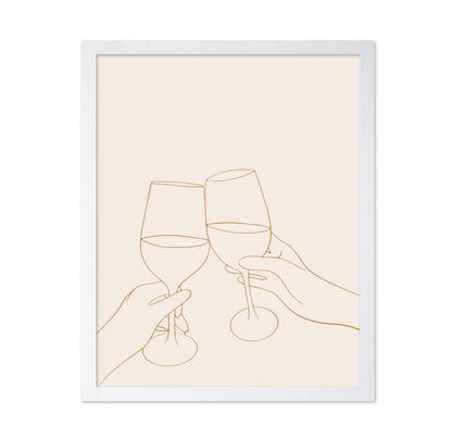 Cheers Line Drawing No3