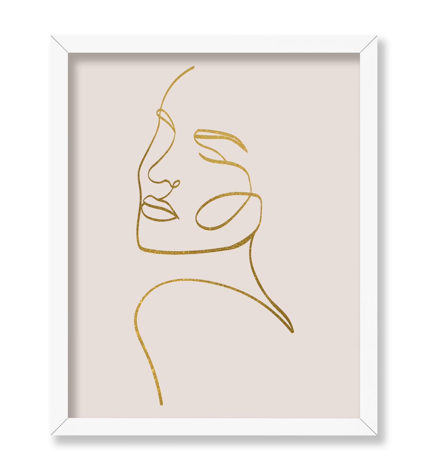 Gold Face Outline No2