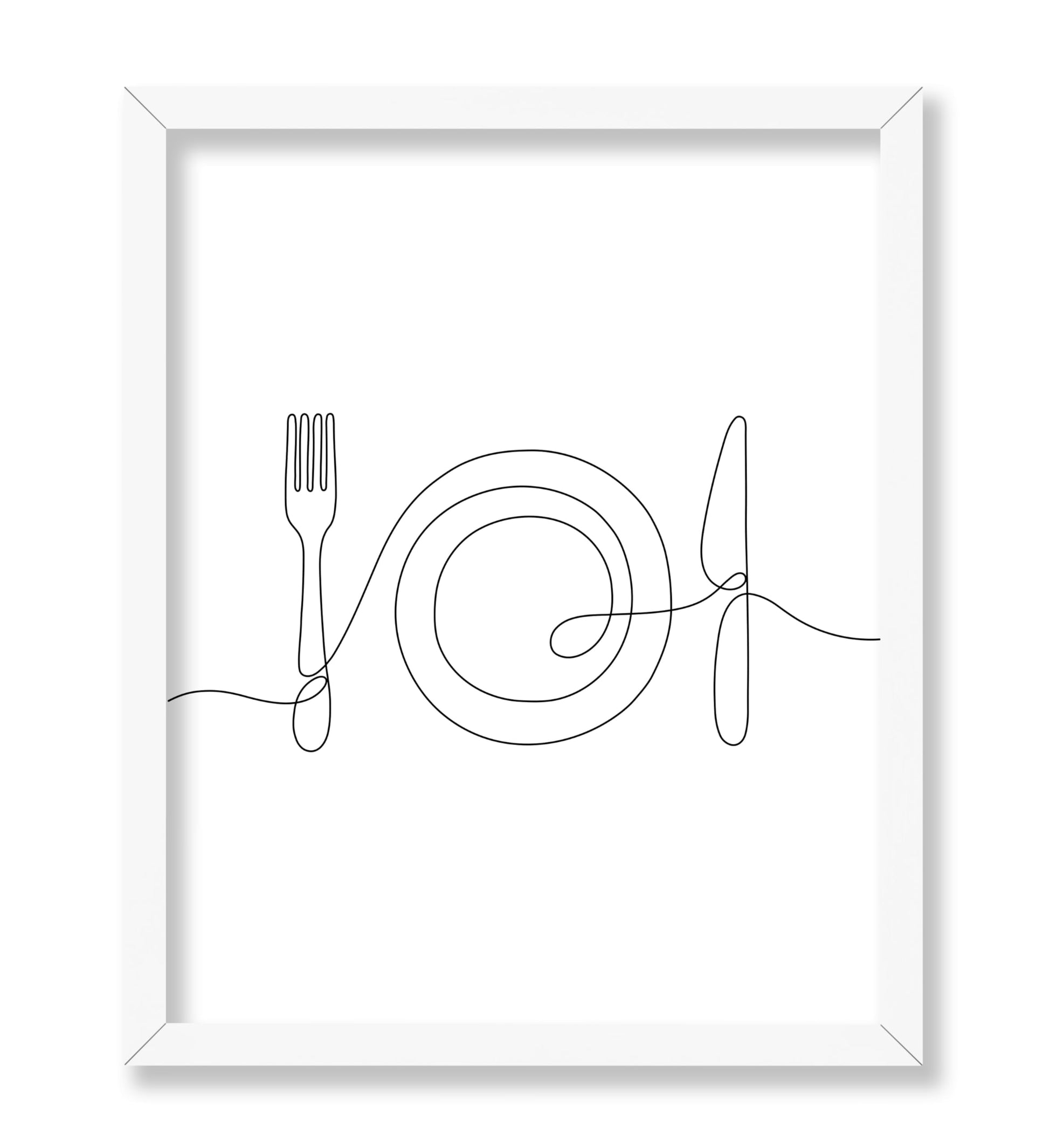 Cutlery Line Drawing
