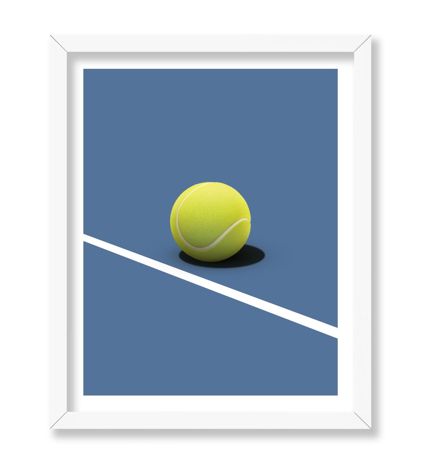 Blue Tennis Court