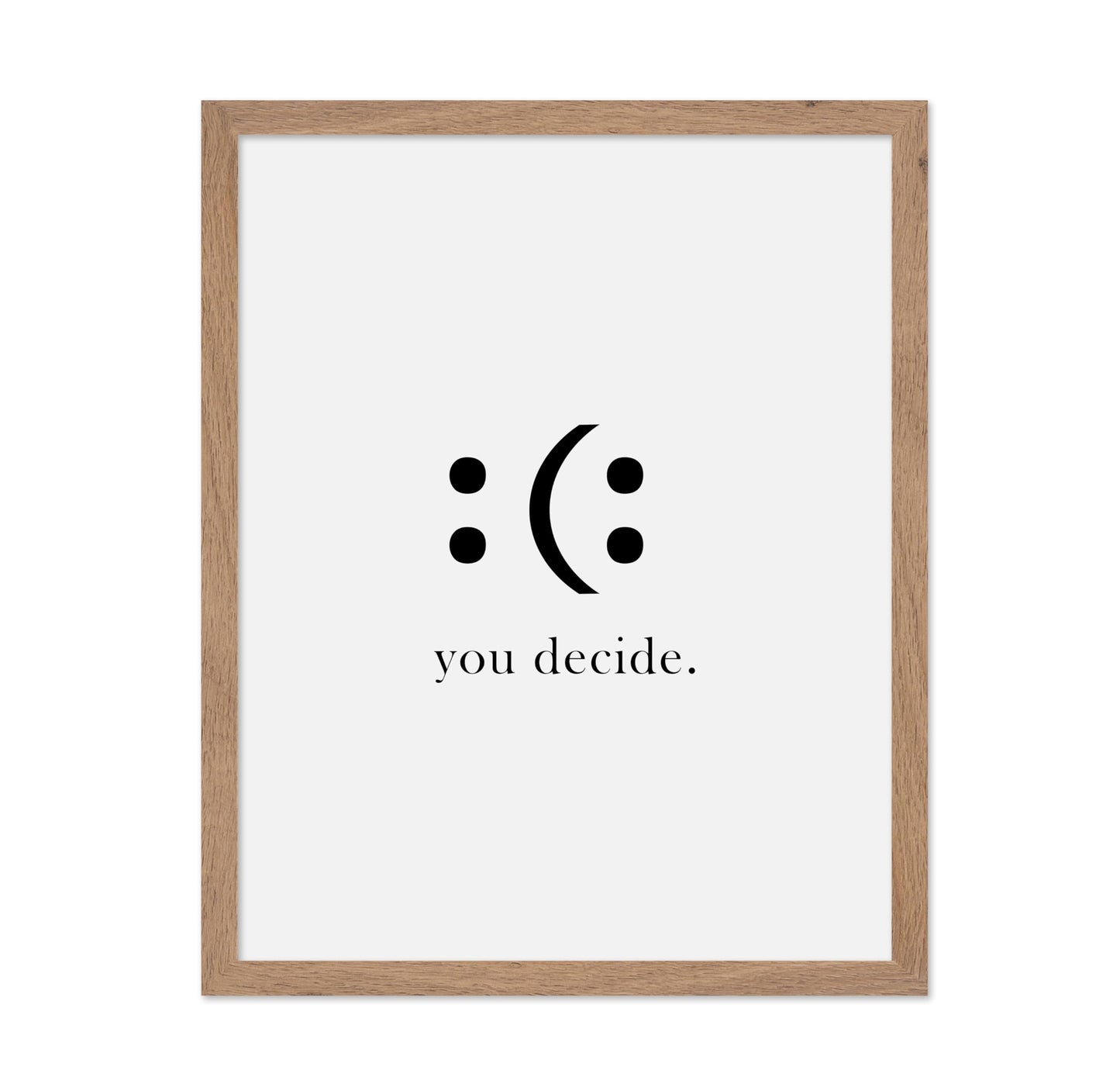 You Decide Poster