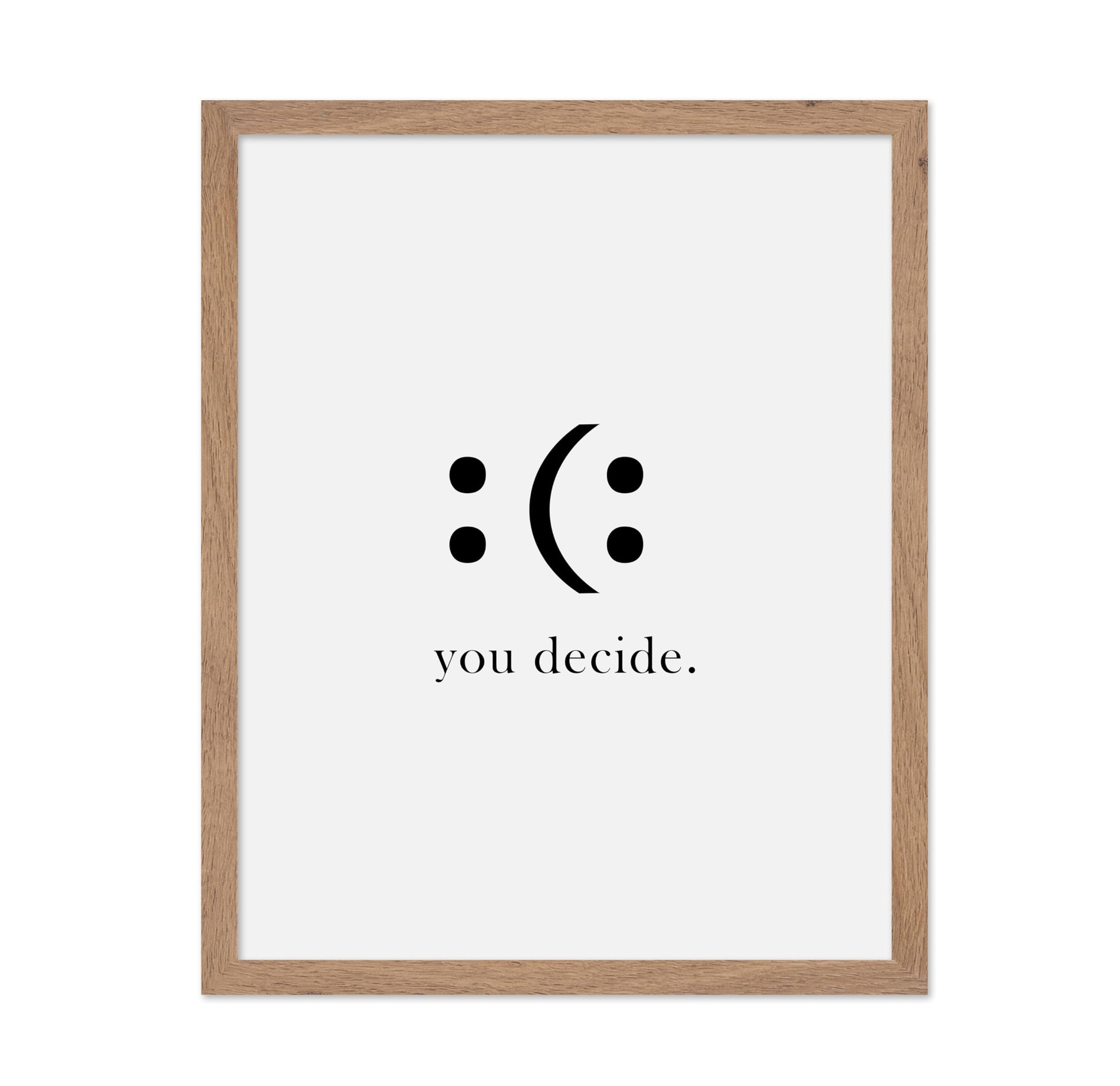 You Decide Poster