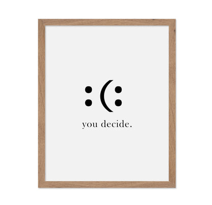 You Decide Poster