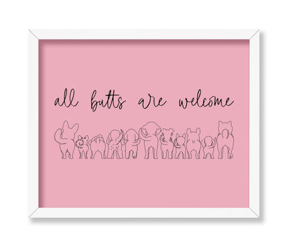 All Butts are Welcome No3