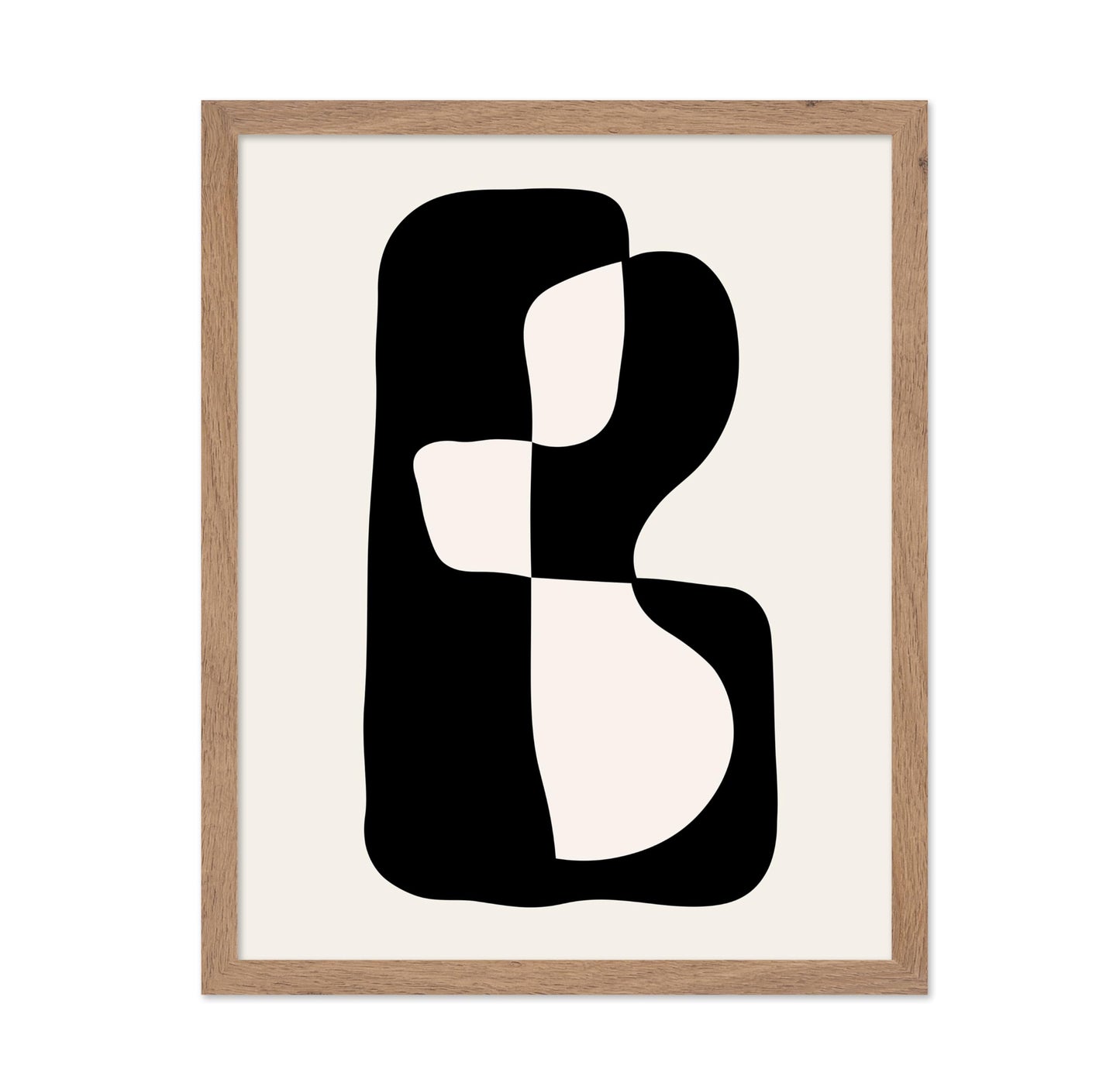 Abstract Black Shape