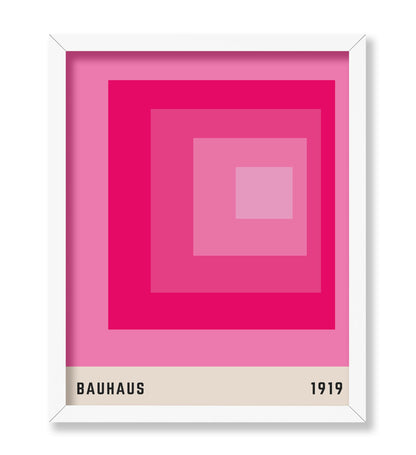 Bauhaus - Pink Squares