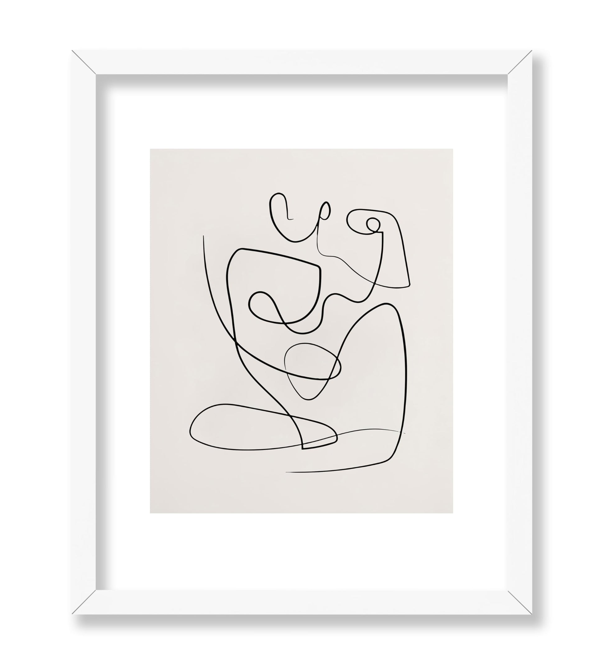 Woman Figure Line Drawing