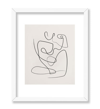 Woman Figure Line Drawing