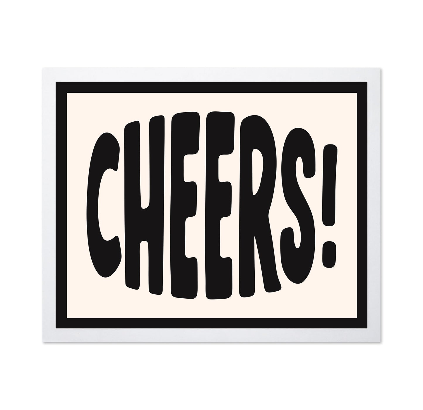 Cheers Typography No1