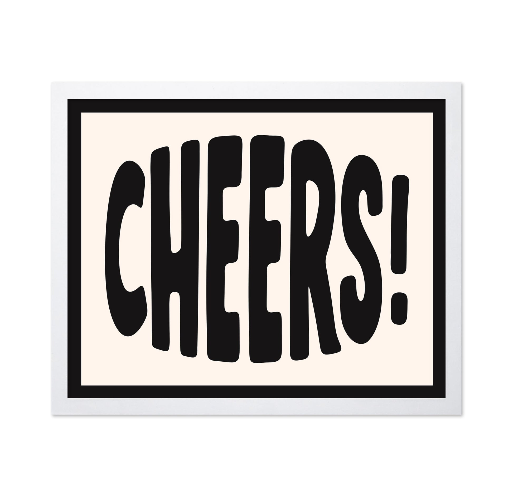 Cheers Typography No1