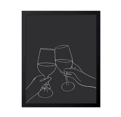 Cheers Line Drawing No1