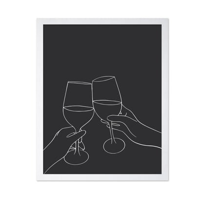 Cheers Line Drawing No1