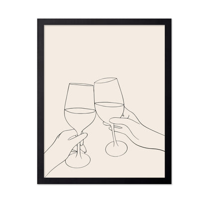 Cheers Line Drawing No7