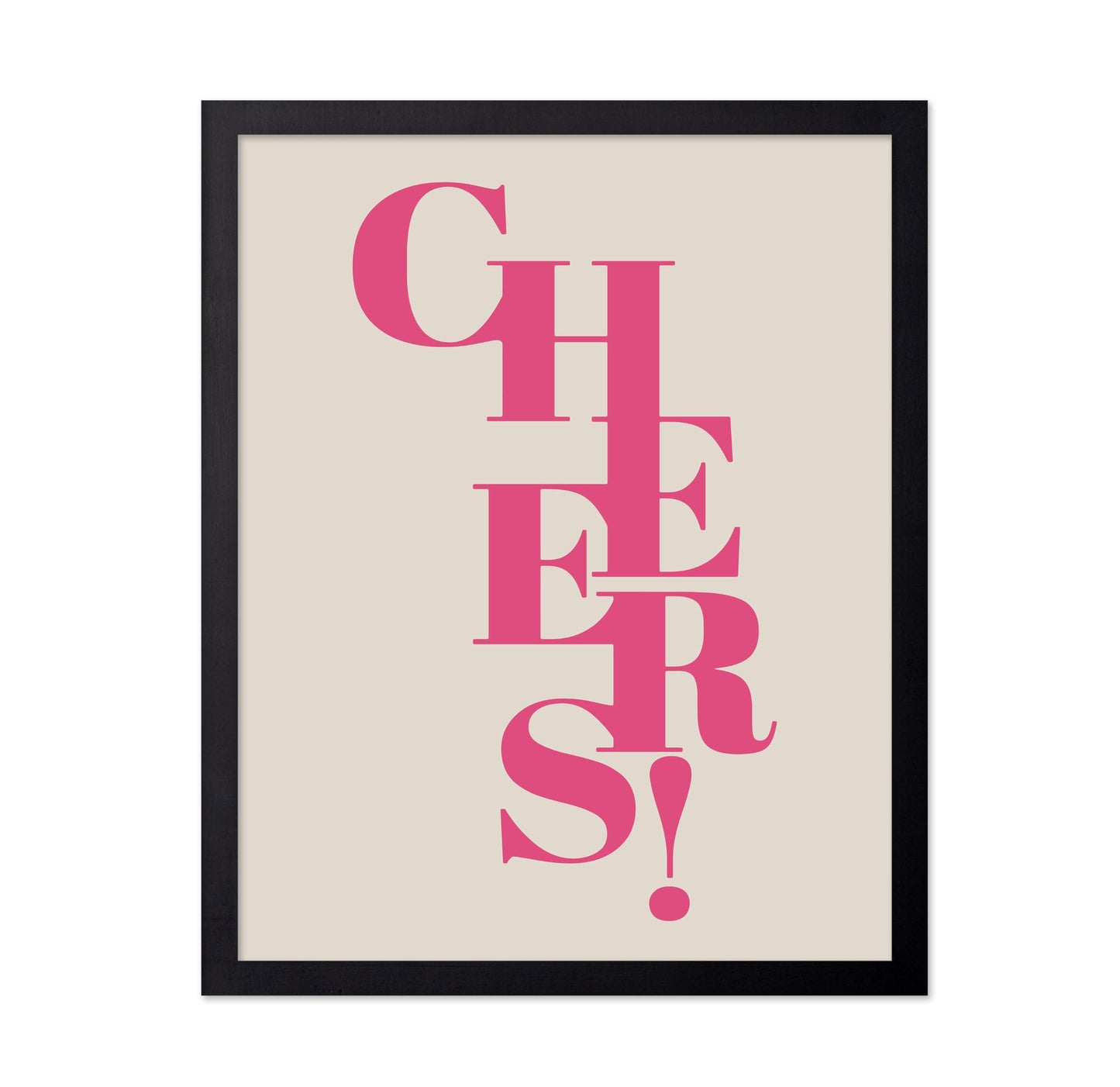 Cheers Typography No4