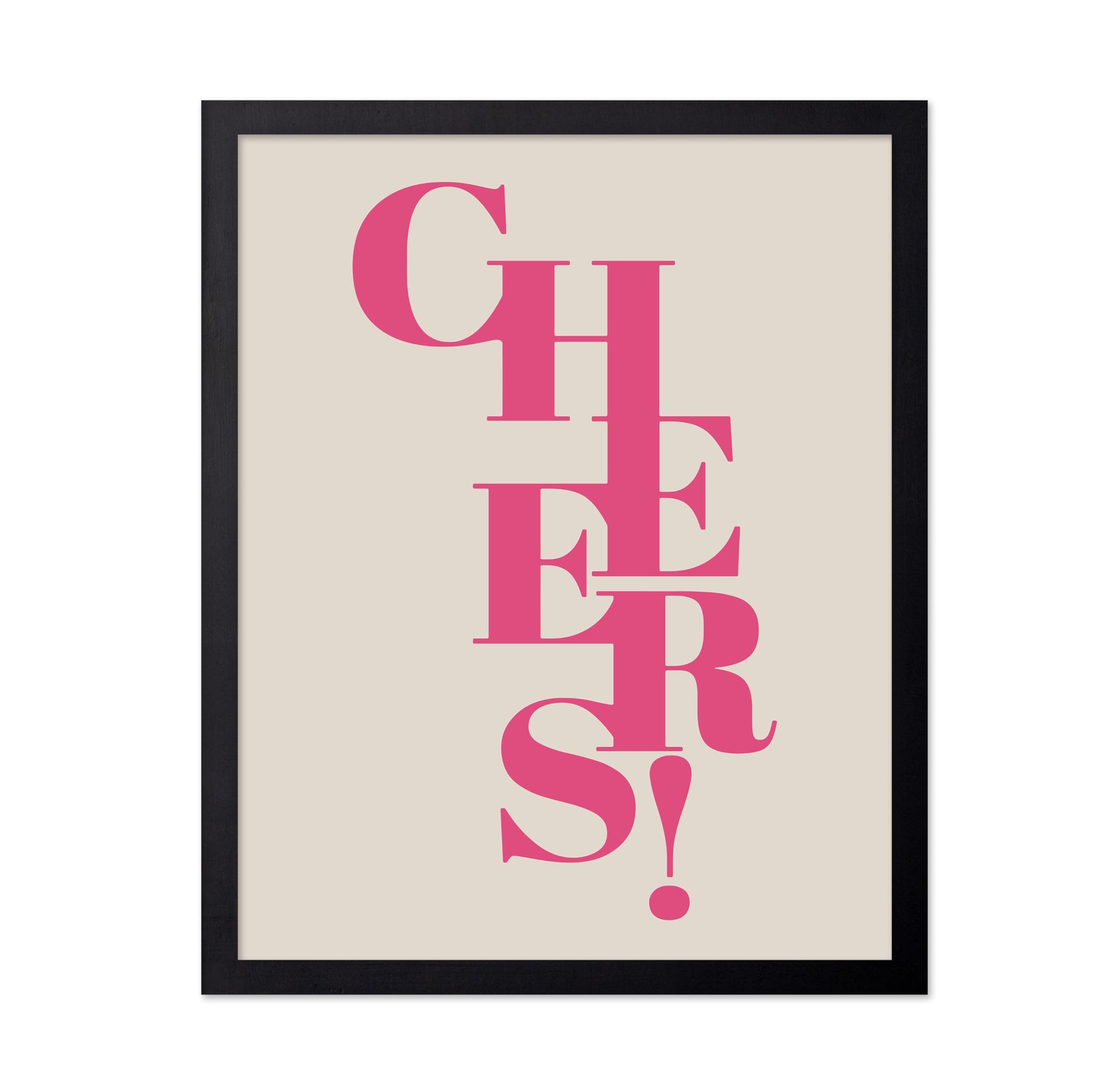 Cheers Typography No4