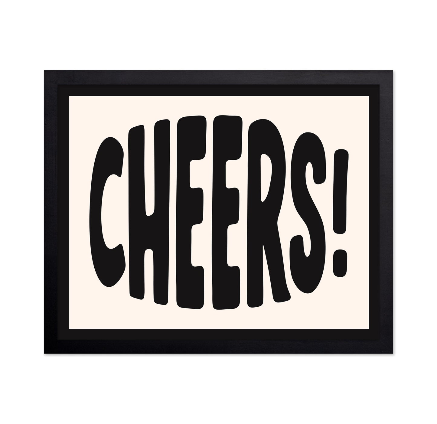 Cheers Typography No1