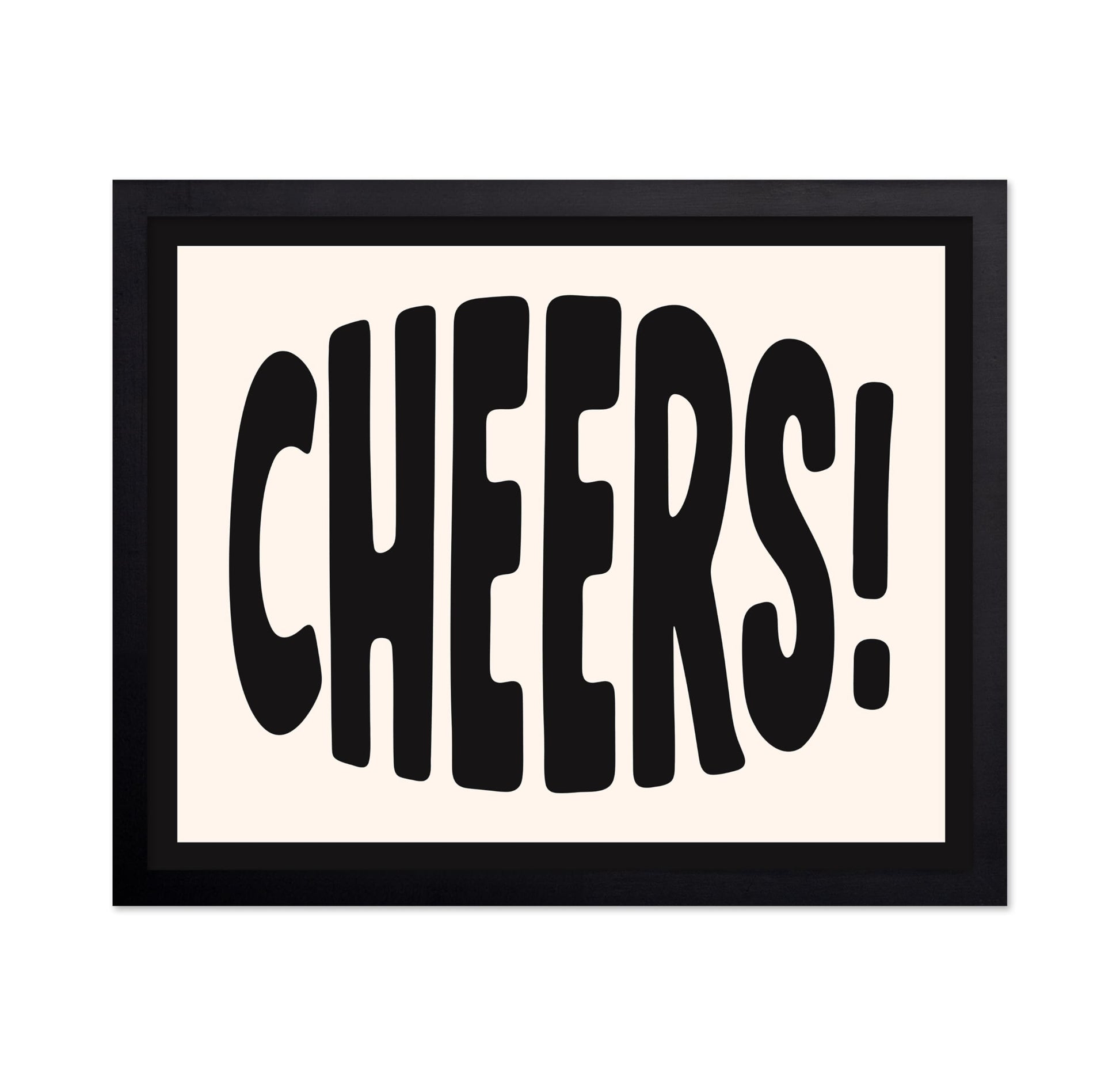 Cheers Typography No1