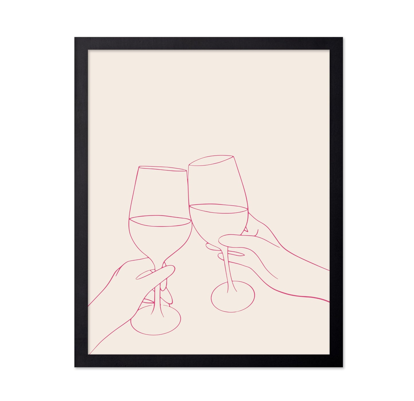 Cheers Line Drawing No4