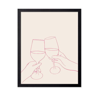 Cheers Line Drawing No4