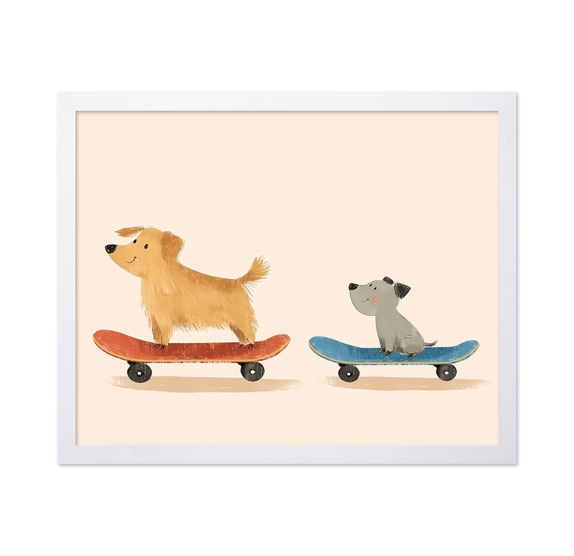Skateboarding Dog No1