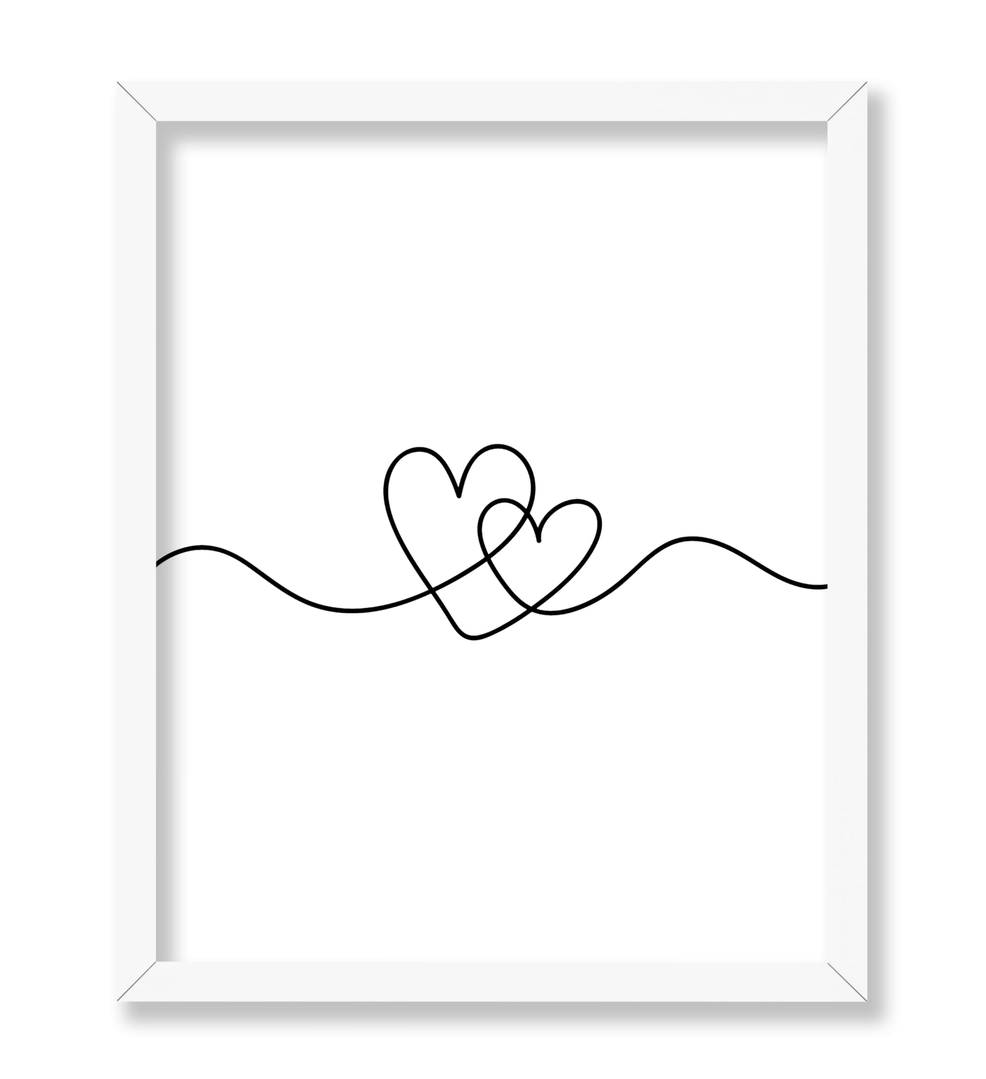 Continuous Line Hearts