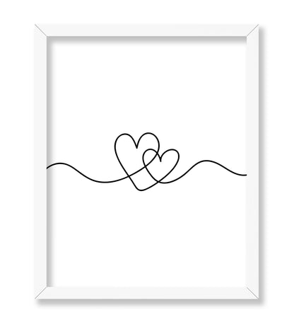 Continuous Line Hearts