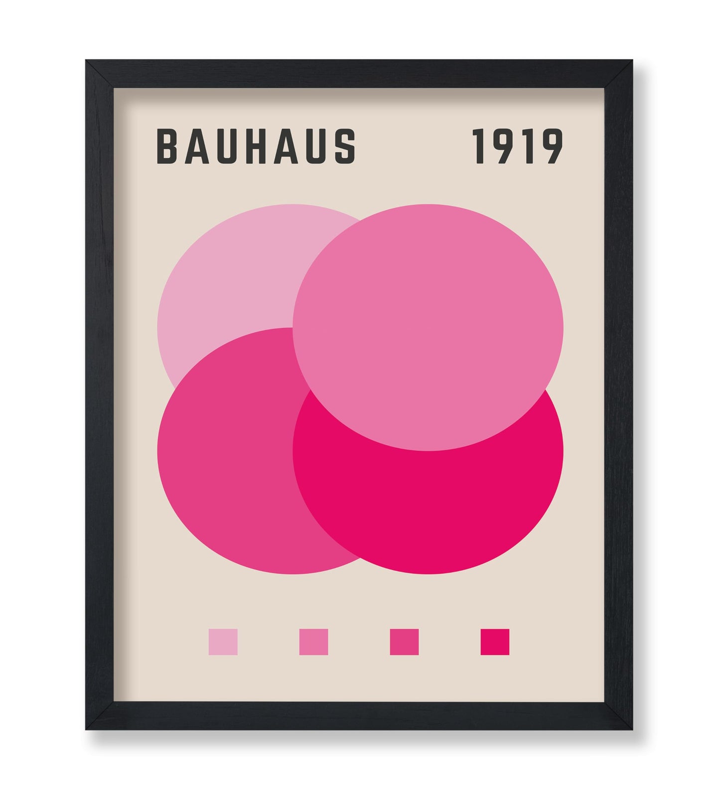Bauhaus - Pink Circles