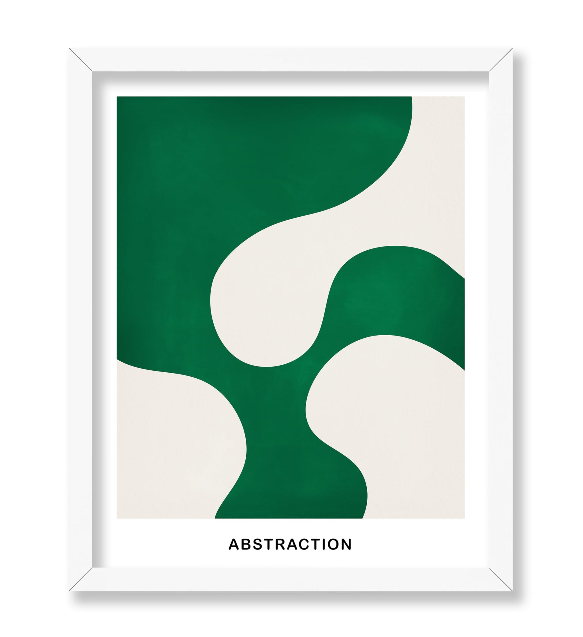 Emerald Green Abstraction