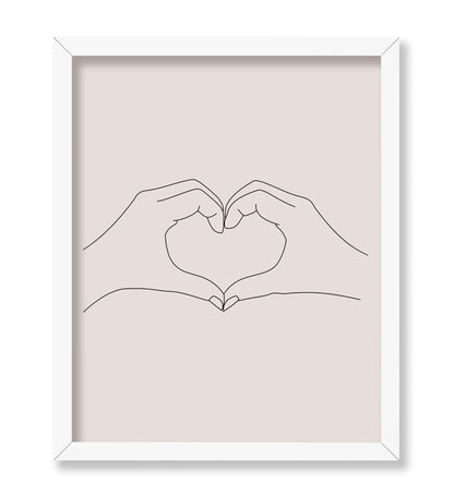 Two Hands Making a Heart No1