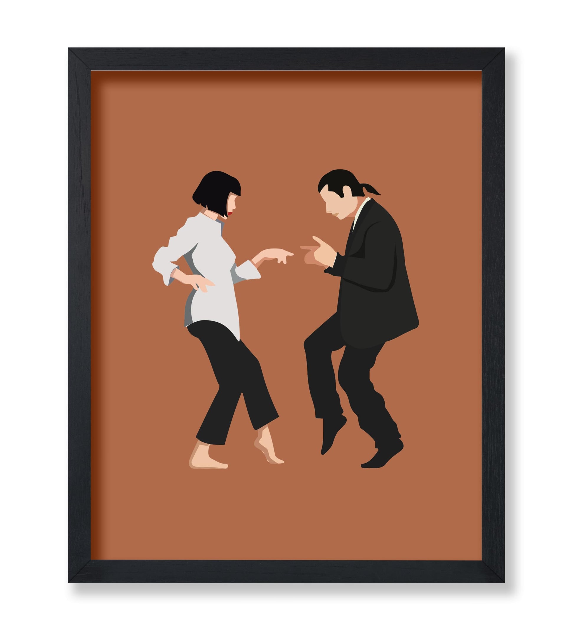 Brown Pulp Fiction Twist Dance