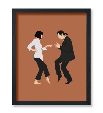 Brown Pulp Fiction Twist Dance