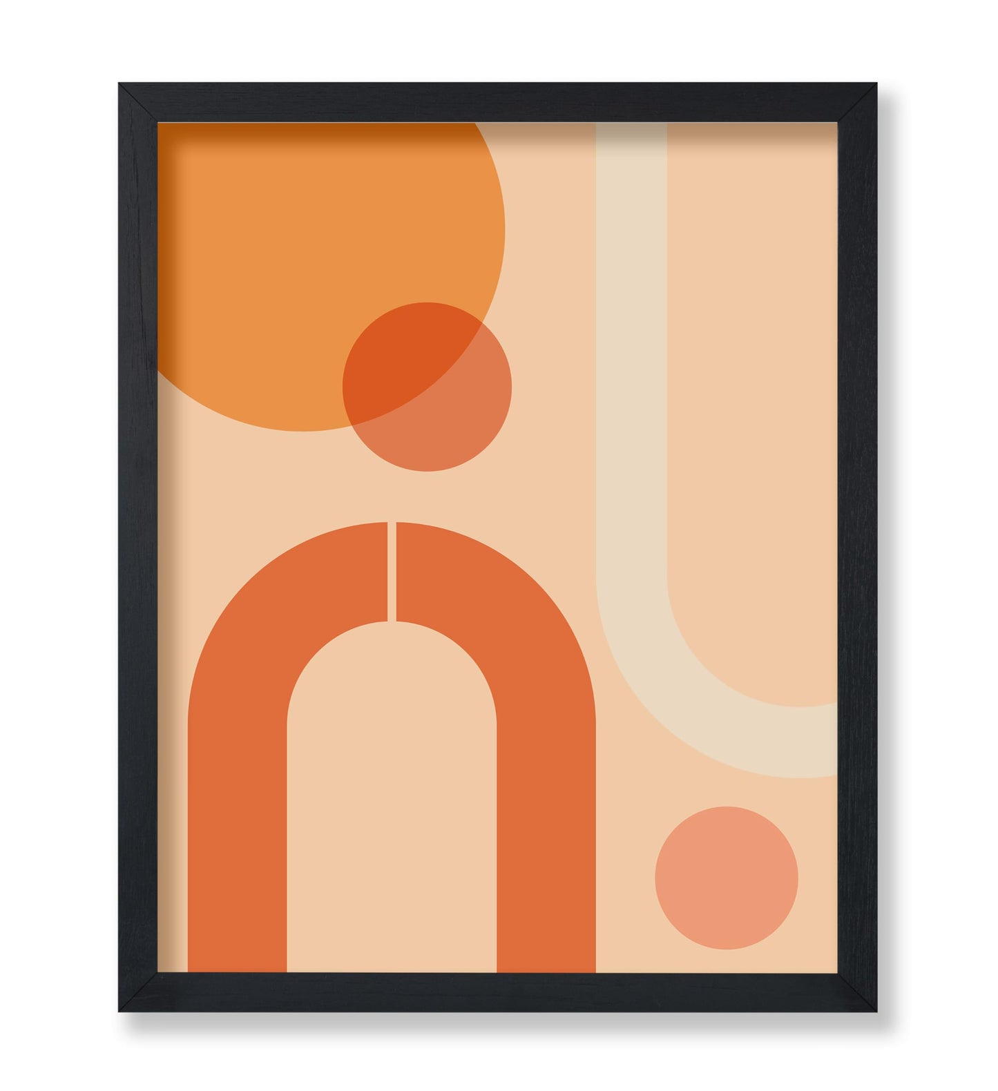 Orange Shapes No1