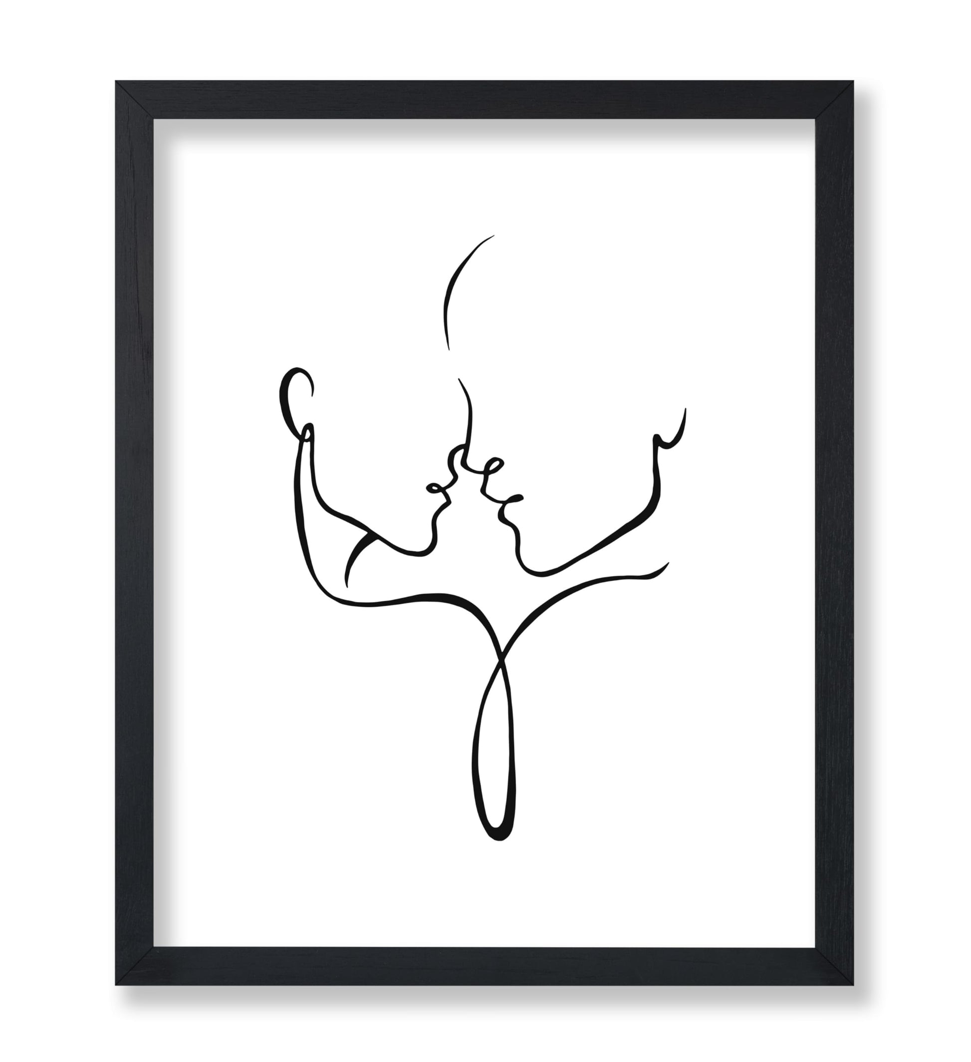 Faces Almost Kissing