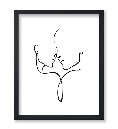 Faces Almost Kissing