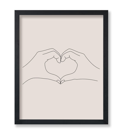 Two Hands Making a Heart No1
